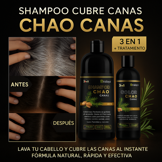SHAMPOO CHAO CANAS +TRATMIENTO