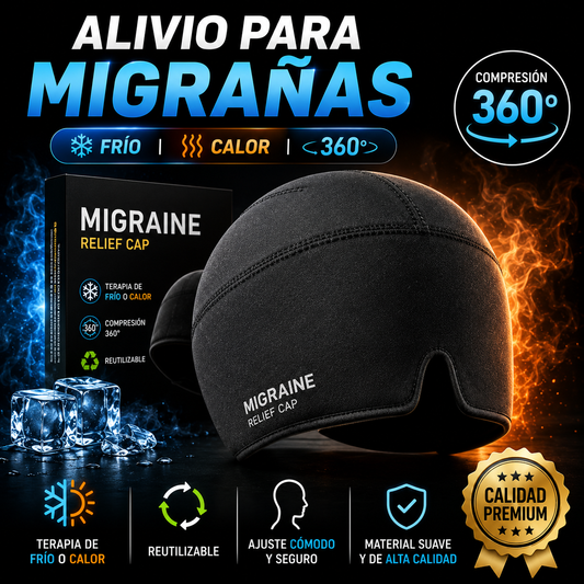 Mascara fría y caliente para migraña
